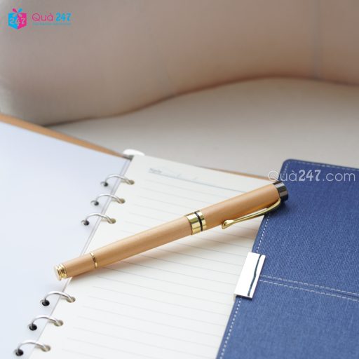 Bút gỗ 05 – bút gỗ nắp bật mực nước