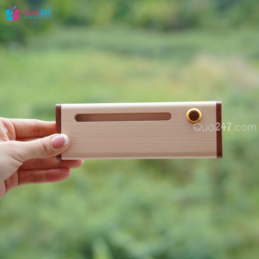 Hộp bút gỗ 09 – hộp gỗ không ghép