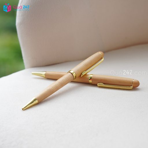 Bút gỗ 11- Bút gỗ xoay cao cấp